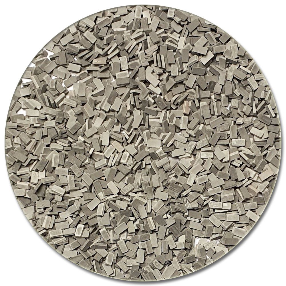 Straßenpflaster Gehwegpflaster grau Mix, 10.000 Stück, Spur H0, 1:87
